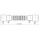 Corrugated pipe Alcaplast a720, 50/40 × 40/50 mm, length 435–885 mm, polypropylene