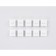 Direct connector for LED tape 5050 12/24V (2 contacts) GS6051, 10 pcs