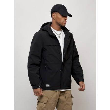 Male spring jacket, size 52, black color-2
