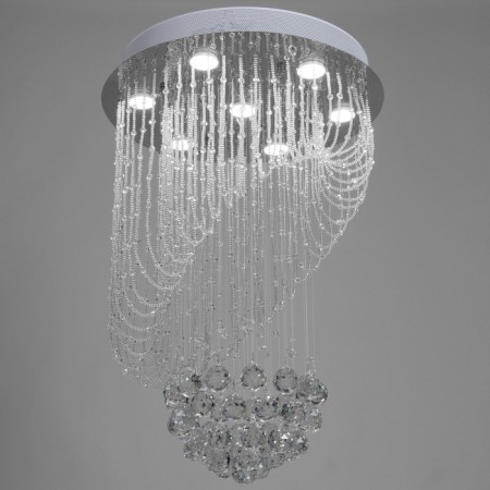 Lamp cascade "Alessandra" 7xled chrome 50x50x75cm Bayerlux-1