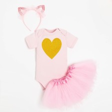 Set of baby Me: body, UNICORN skirt, height 86-92 cm