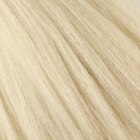 Zumba Kanecalon is monophonic, corrugated, 60 cm, 100 g, blond color (#ay11)-6