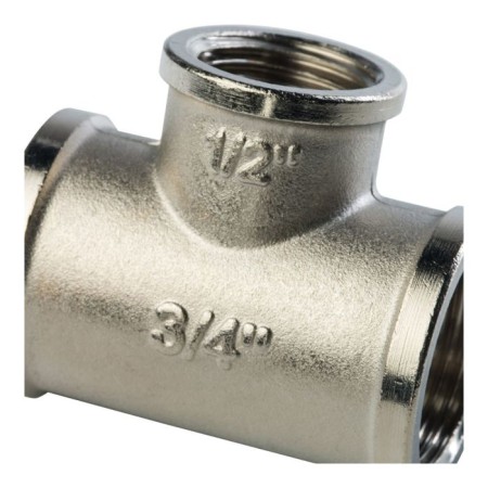 The transitional SFT-0022-341234, 3/4 "x1/2" x3/4 ", internal carving, nickel. Brass-3