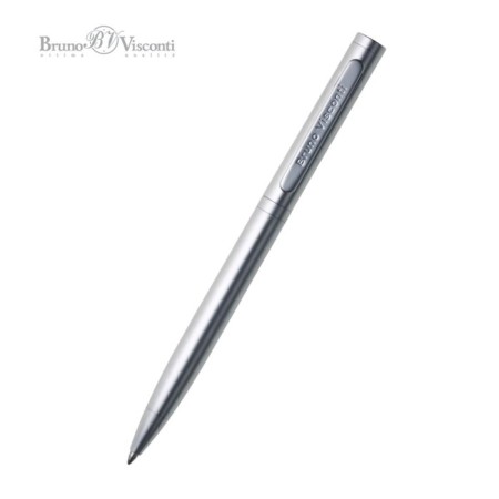 Switching handle, 1.0 mm, BrunovisConti firenze, blue rod, metal case Soft Touch silver, in a tube-2