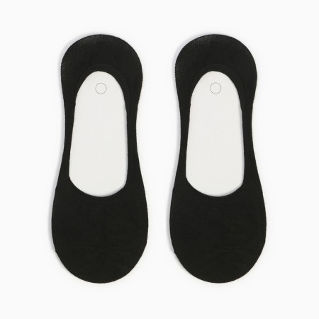 Invisible socks female, black color, size 25 (39-41)-1