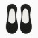 Invisible socks female, black color, size 25 (39-41)