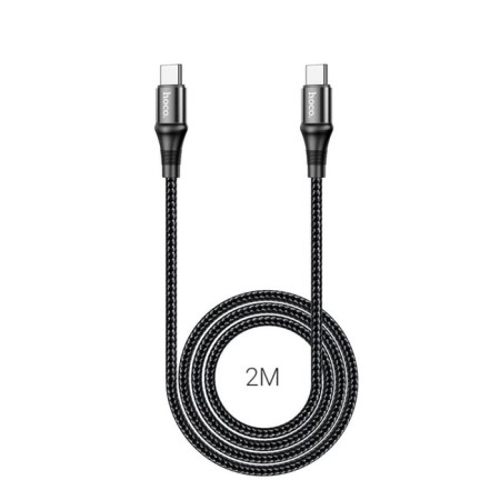 Hoco X50, Type-C cable-Type-C, 5 A, 100 W, Power Delivery, 2 m, black-2