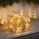LED figure "Gift" 17x15x15 cm, 20 LED, AAH2 batteries (not in the kit), glow warm white