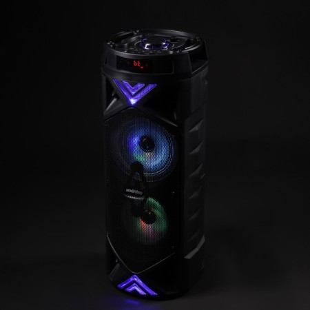 Portable karaoke system Smartbuy Boom Mk III, 30 W, 3500 mAh, FM, MP3, BT, SD, microphone-10