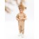 Blood wool and sliders children's fashion, height 80 cm, beige color
