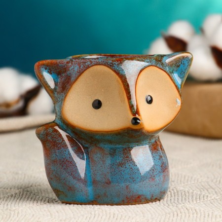 Pot "Frying Fred" Blue, 8x9x9cm