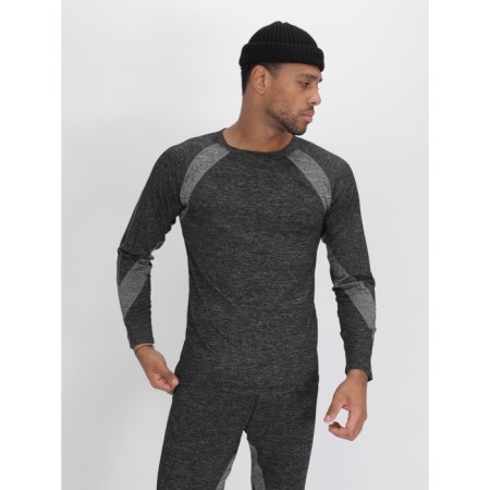 Male thermal underwear, size 48-50, dark gray color-10