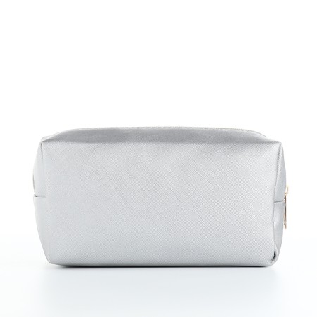 Cosmetic bag Dor units, 18*7*9, lightning department, lining, silver-1