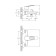 Bath mixer Rush Edge Ed7735-44, single-leaf, short surge, chrome