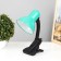 Table lamp E27, with off. On a clamp (220V) green (108V) Risalux