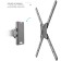 Kromax Corbel-7 Black 22 22 "-65" Max.30kg, wall turn and 107755