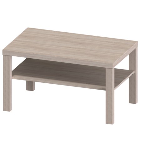Enkel 82 coffee table, 820 × 500 × 450 mm, vestiburates, white oak color-1