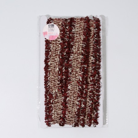 Decorative braid “Twydal”, bilateral, 30 mm, 5 ± 0.5 m, burgundy color-2