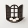 Souvenir cast iron stand "Bird near the window" 18x11x15 cm