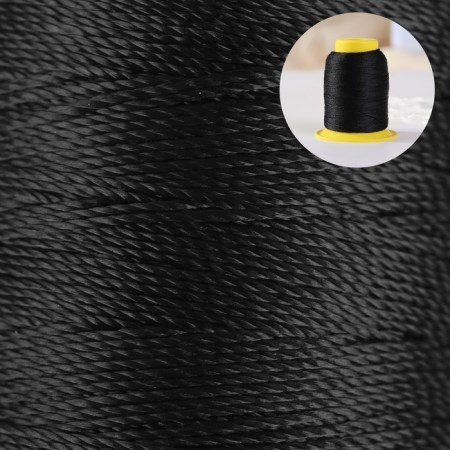Shoe threads, 500d/3, 183 m, black color-1