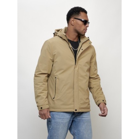 Male spring jacket, size 54, beige color-8