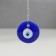 Suspension from the evil eye "Eye and leaves" 28.5x5.7x1.8 cm