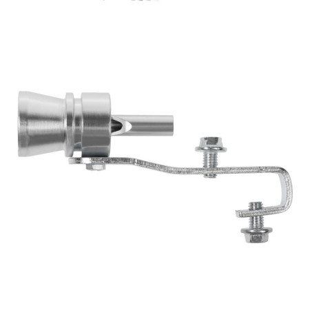 Whistle in a silencer, size m, under the diameter of the pipe 37-48 mm, chrome-2