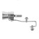 Whistle in a silencer, size m, under the diameter of the pipe 37-48 mm, chrome