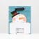 Laminated "snowman" 11.5 x 14.5 x 6 cm