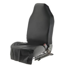 The front seat is protective, oxford, black
