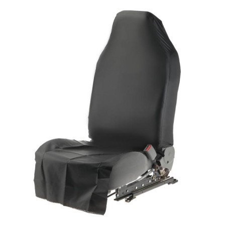 The front seat is protective, oxford, black