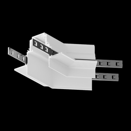 Angle-connector 135 ° Gravity built-in, white-4