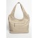 Sobo bag female, genuine leather, ludor beige, 39x13x27 cm