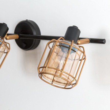 Sconces Citilux "tavern" CL542632, 58x18 cm, 3x60W, e14, black color-6