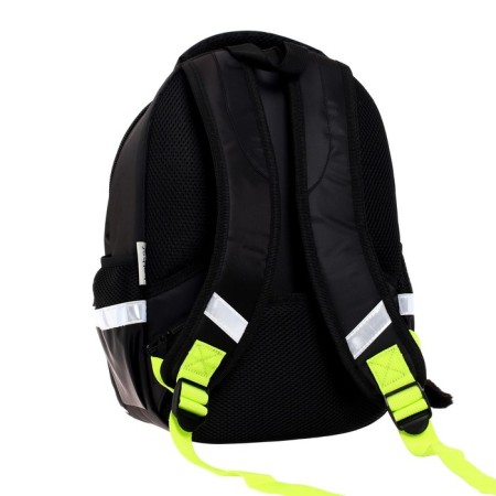 School backpack 38.5 x 26 x 17 cm, ergonomic back, Hatber Primary School "Zebra" NRK_74064-1