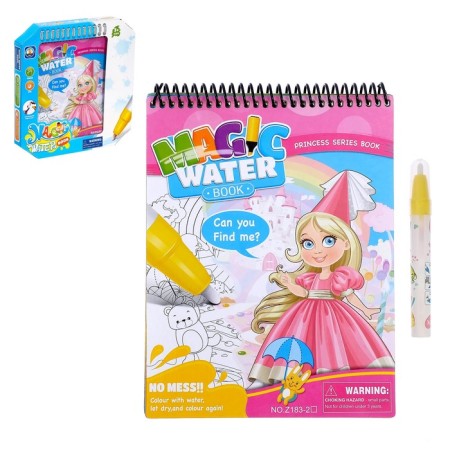 A book for drawing water "for the princess", with a water marker