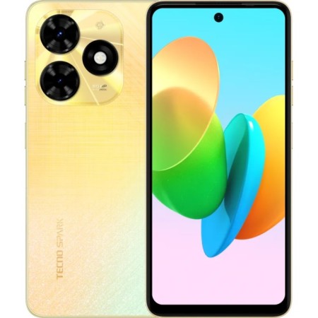 Tecno Spark 20C, 6.56 Smartphone, 8GB, 128GB, 50MP, 8MP, 2SIM, 5000 Mam, NFC, Golden