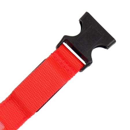 Collar with backlight size S, Osh 35-43 x 2.5 cm, 3 glow modes red-9