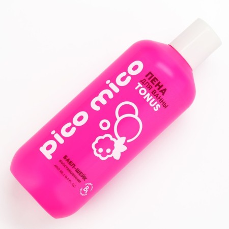 Пена для ванны, восстановление, 400 мл, аромат бабл-шейк, PICO MICO-3
