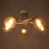 Svetogor chandelier "Star" 5x60W E27 white 53x53x27cm