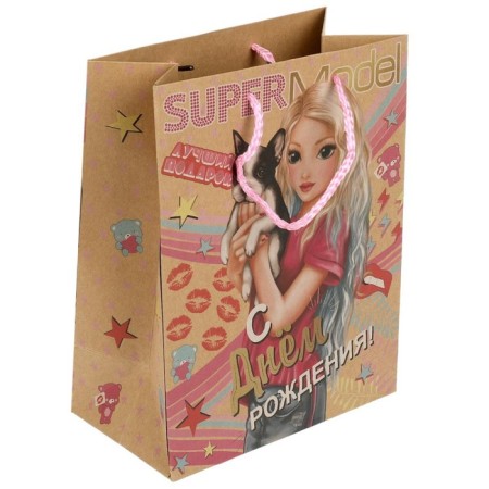 Package gift craft M, 18 × 23 × 10 cm-2