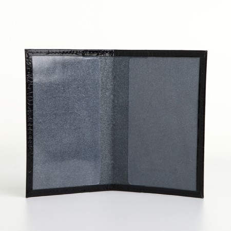 Covers for passport, textura, black color-4