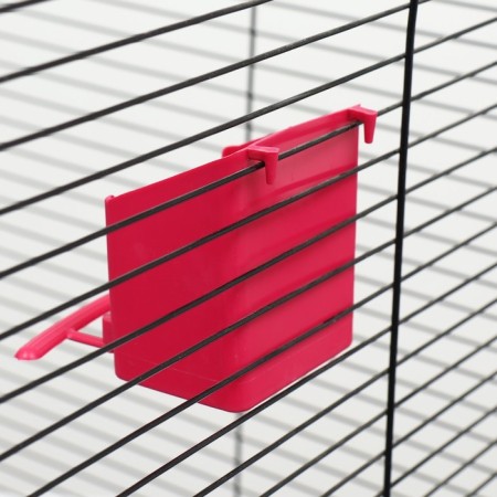 Bird feeder, under goodies 6 x 6.5 x 8 cm, ruby-4