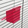 Bird feeder, under goodies 6 x 6.5 x 8 cm, ruby