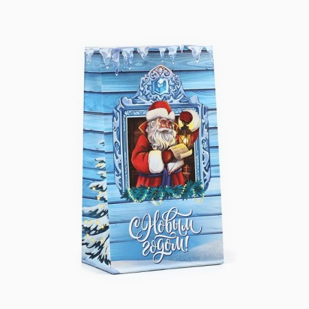 Package without pens "Grandfather Frost", 10 x 19.5 x 7 cm, New Year-1