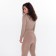 Female thermal underwear (jumper, leggings), coffee color, size 54 (xl)