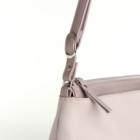Cross-Bodi Vita with a zipper, beige color-3