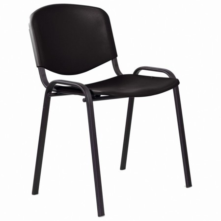 Stool Staff ISO PLAST CF-009, black frame, black plastic