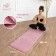 Sangh yoga rug "Buddha", 183x61x0.6 cm, color pastel pink
