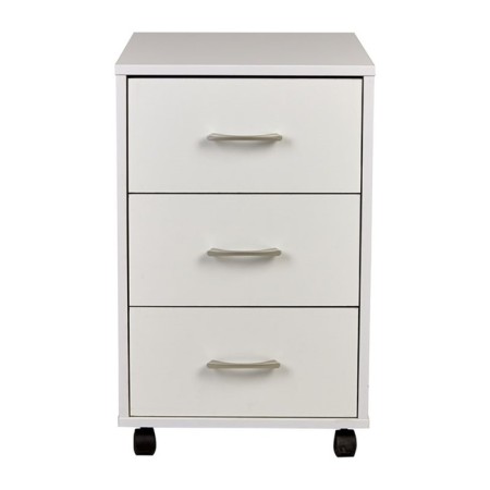 Tumbling with boxes on wheels Polini Kids Mirum, white color, 40x55 cm-5